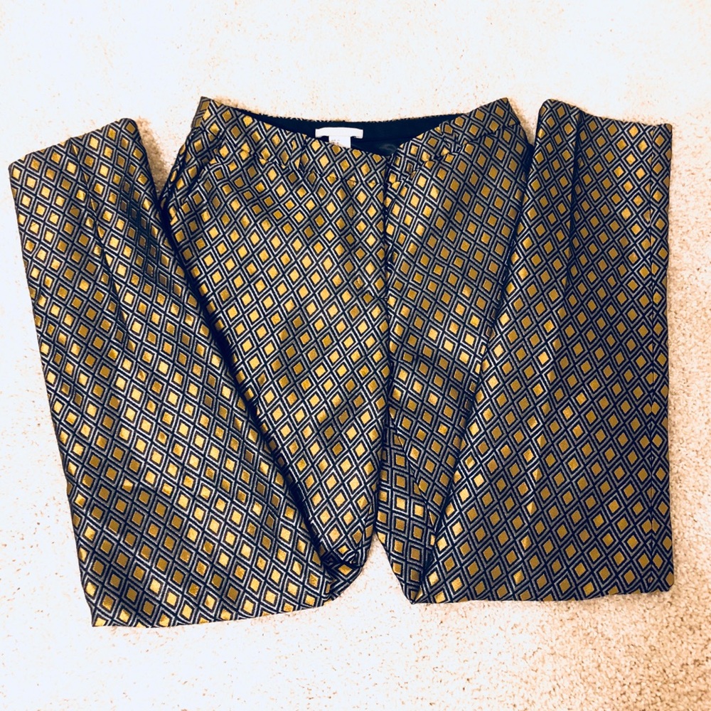 H&M Jacquard Print Pants